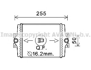 AVA QUALITY COOLING bw2450 -  Радиатор, охлаждение двигателя
